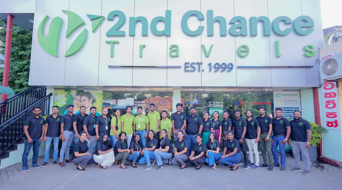 The 2nd Chance Travels team outside a branch
